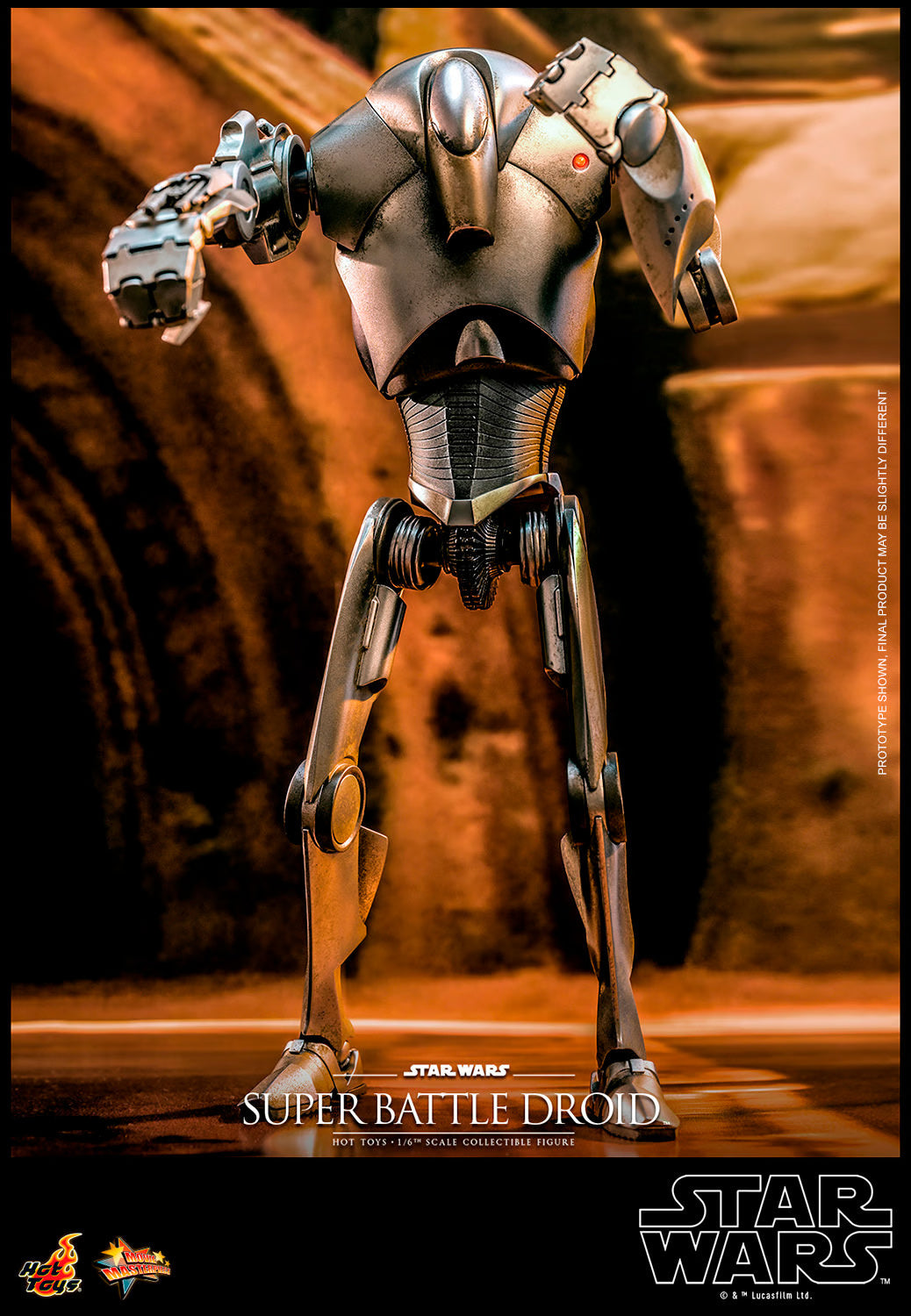 HOT TOYS SUPER BATTLE DROID EPII SIXTH SCALE