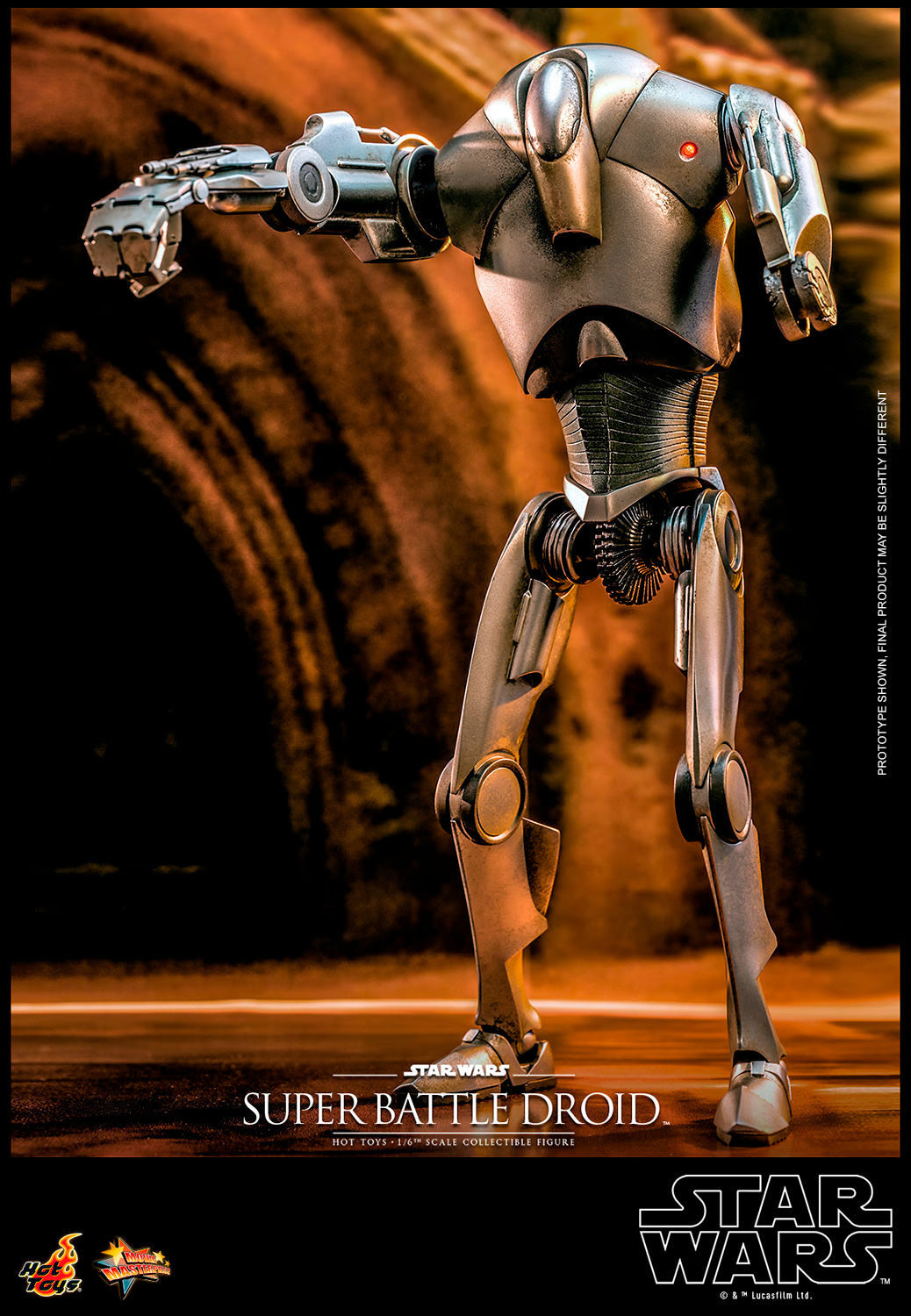 HOT TOYS SUPER BATTLE DROID EPII SIXTH SCALE