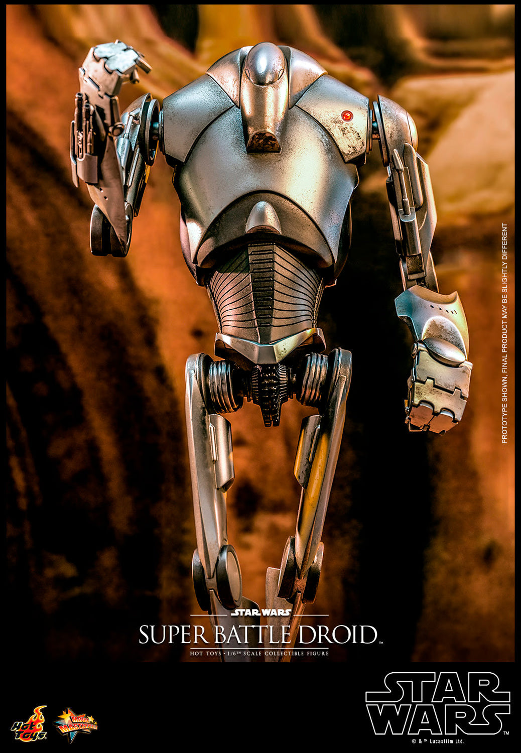 HOT TOYS SUPER BATTLE DROID EPII SIXTH SCALE