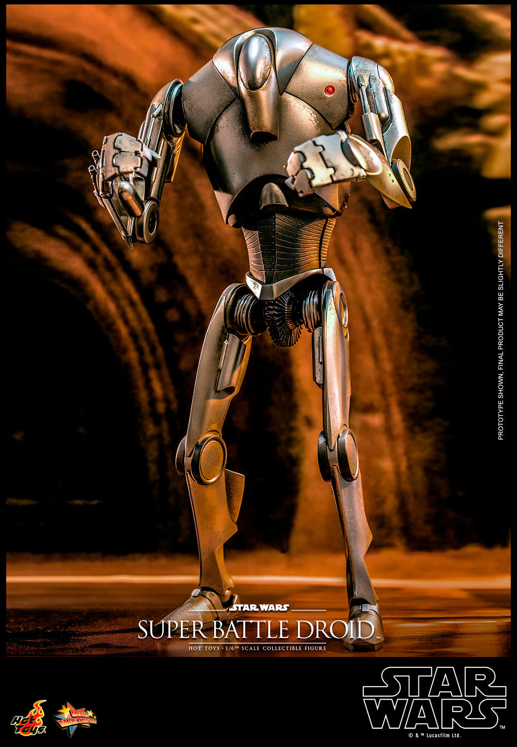 HOT TOYS SUPER BATTLE DROID EPII SIXTH SCALE