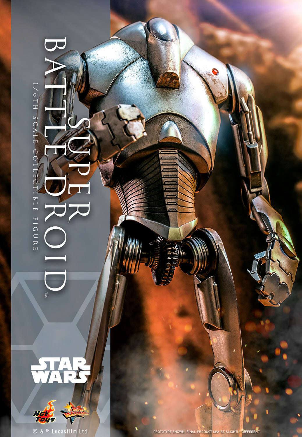 HOT TOYS SUPER BATTLE DROID EPII SIXTH SCALE
