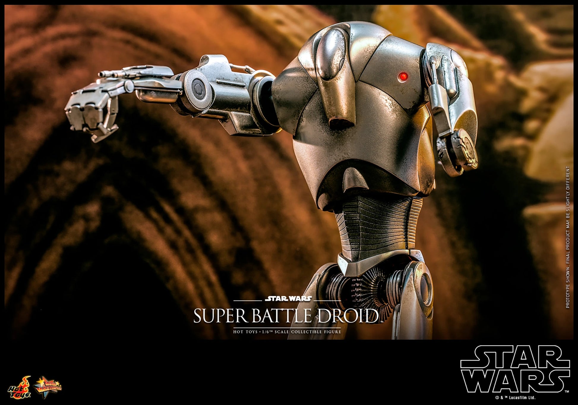HOT TOYS SUPER BATTLE DROID EPII SIXTH SCALE