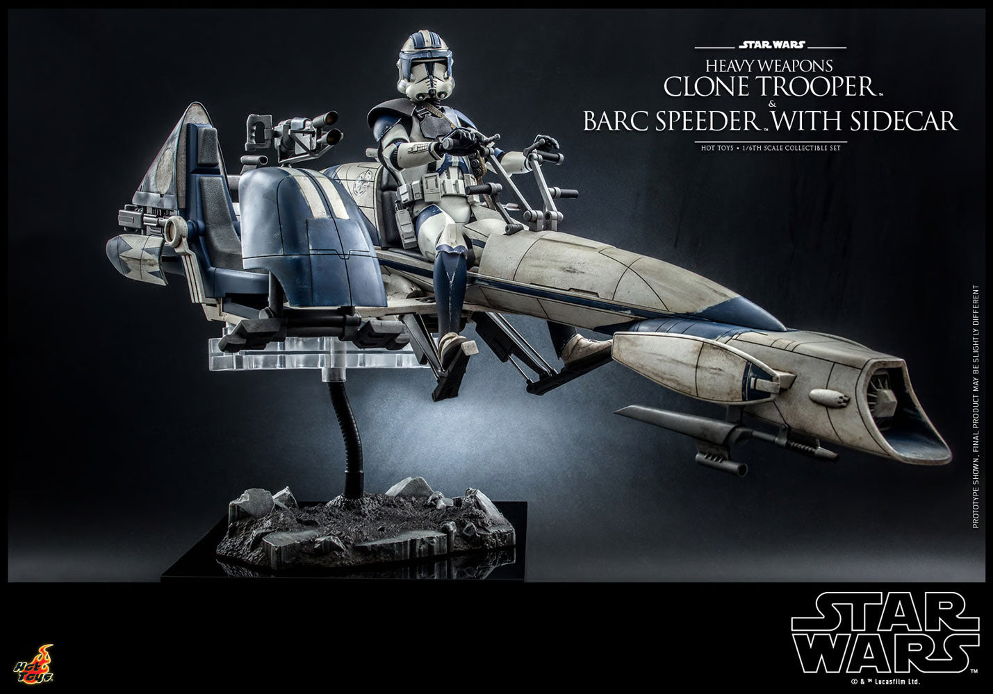 HW CLONE TROOPER AND BARC SPEEDER 16 HT