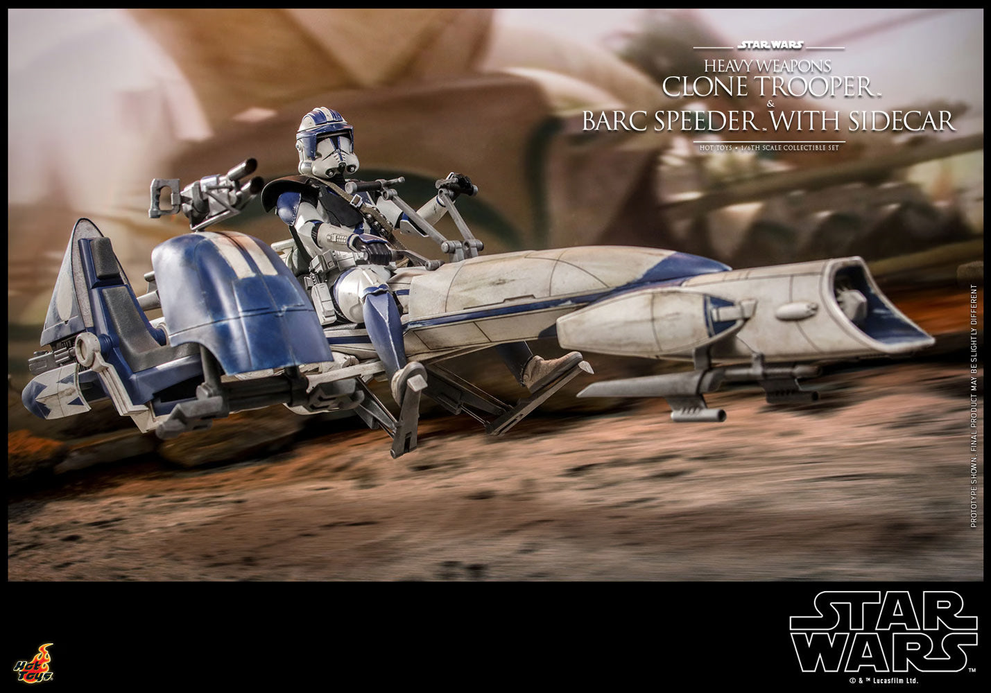 HW CLONE TROOPER AND BARC SPEEDER 16 HT