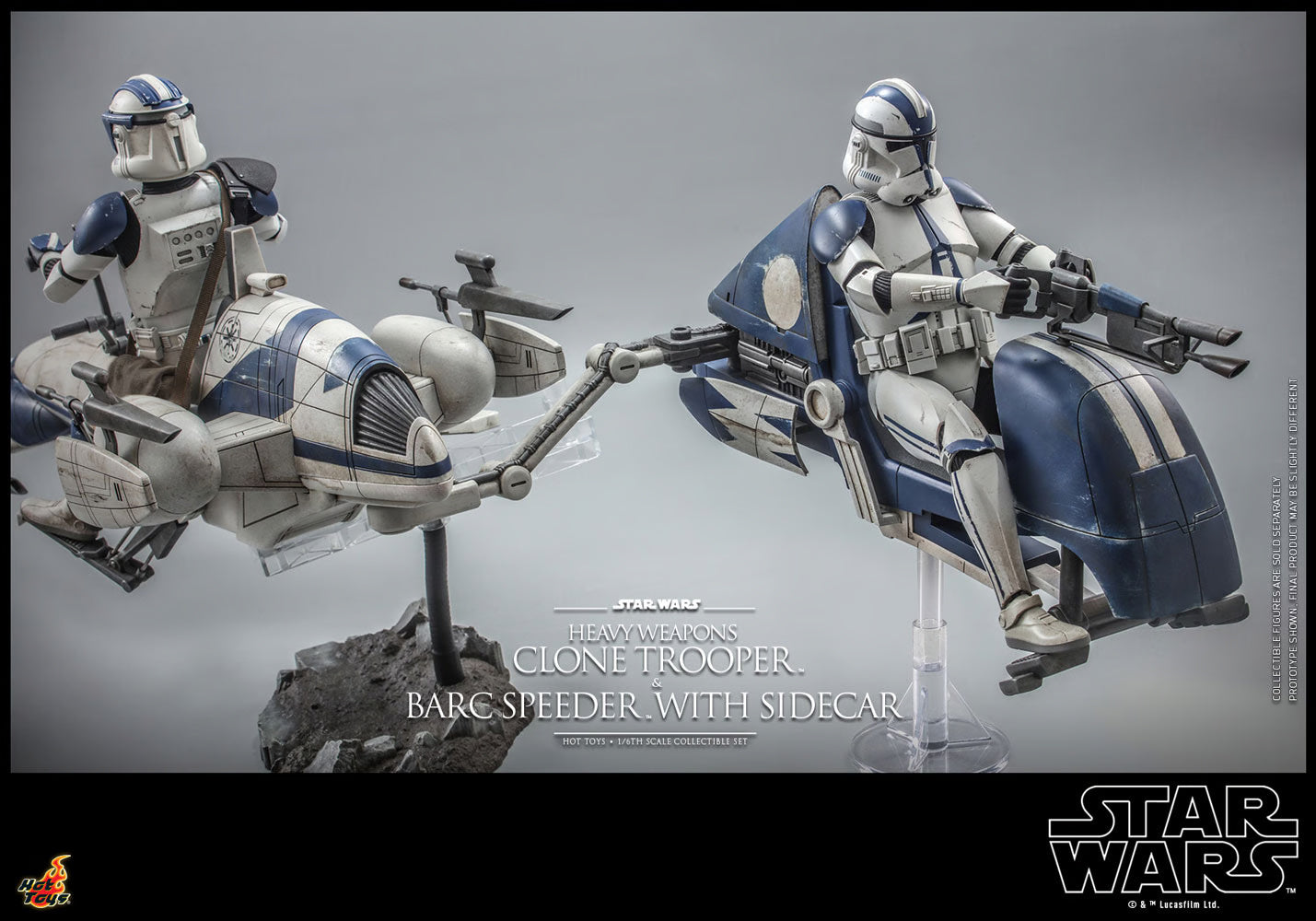 HW CLONE TROOPER AND BARC SPEEDER 16 HT