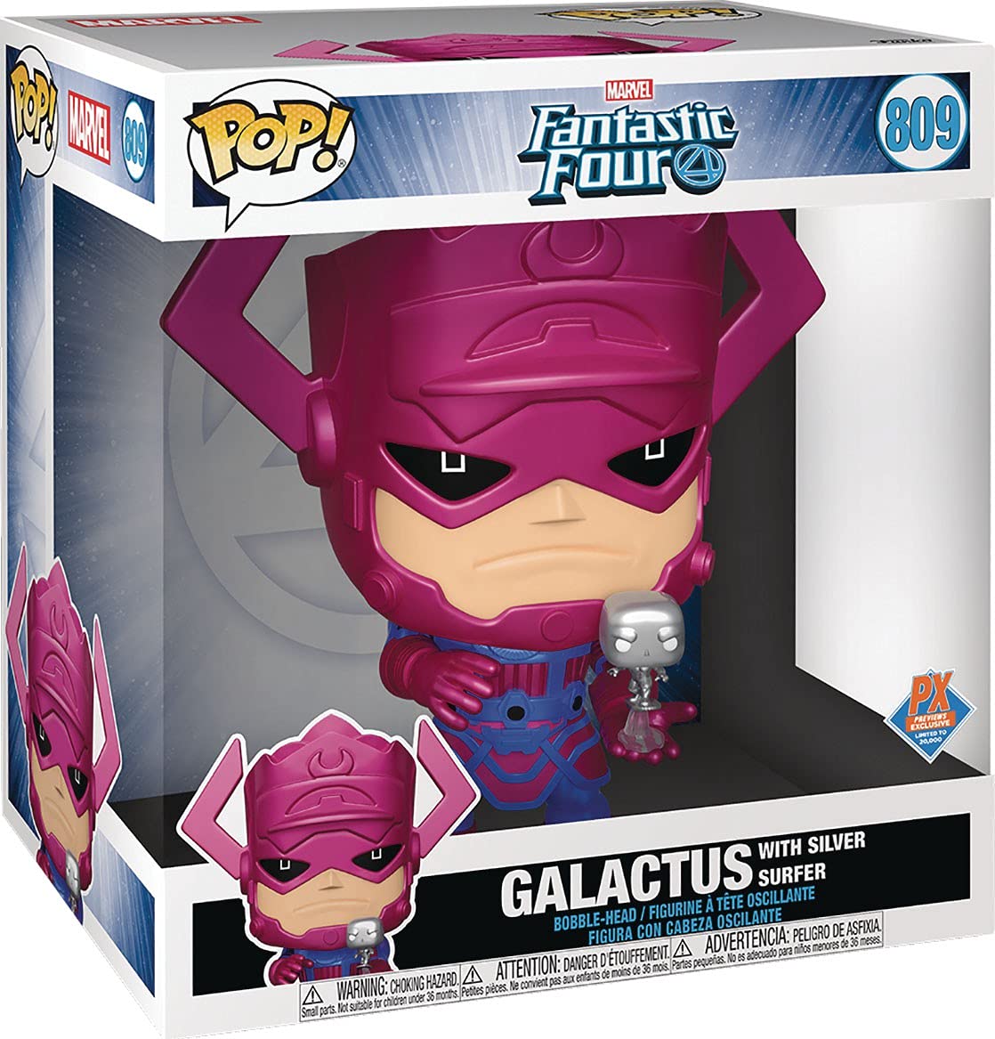 MARVEL GALACTUS METALLIC VERSION JUMBO 10NCH POP VINYL