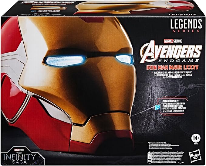 MARVEL LEGENDS SERIES IRON MAN PREMIUM ELECTRONIC HELMET