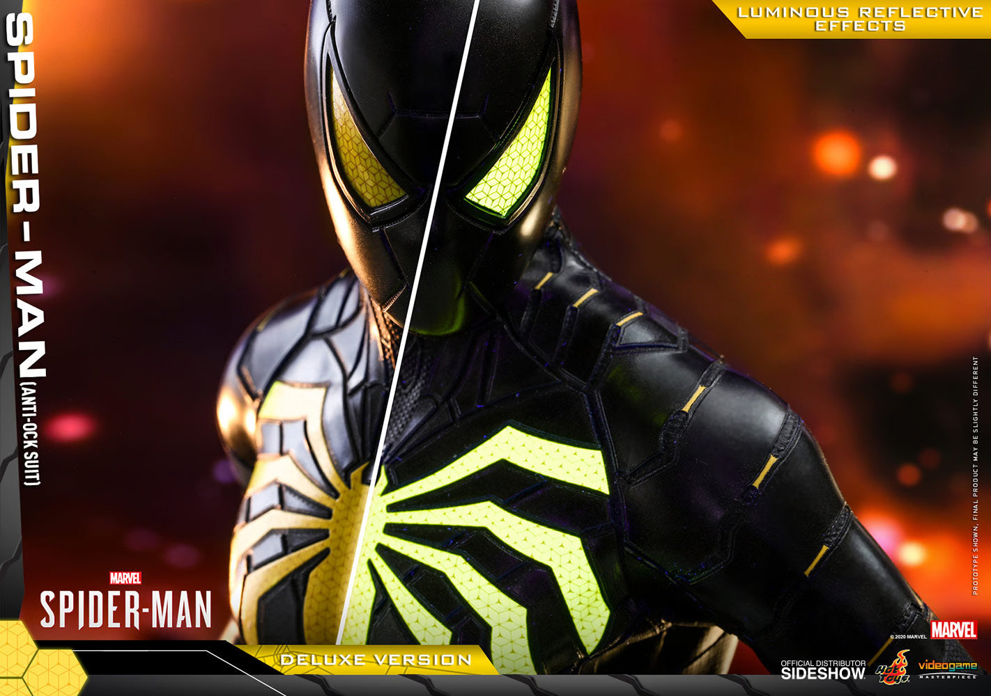 MARVEL SPIDER MAN VIDEO GAME MASTERPIECE SPIDER MAN ANTI OCK SUIT DELUXE