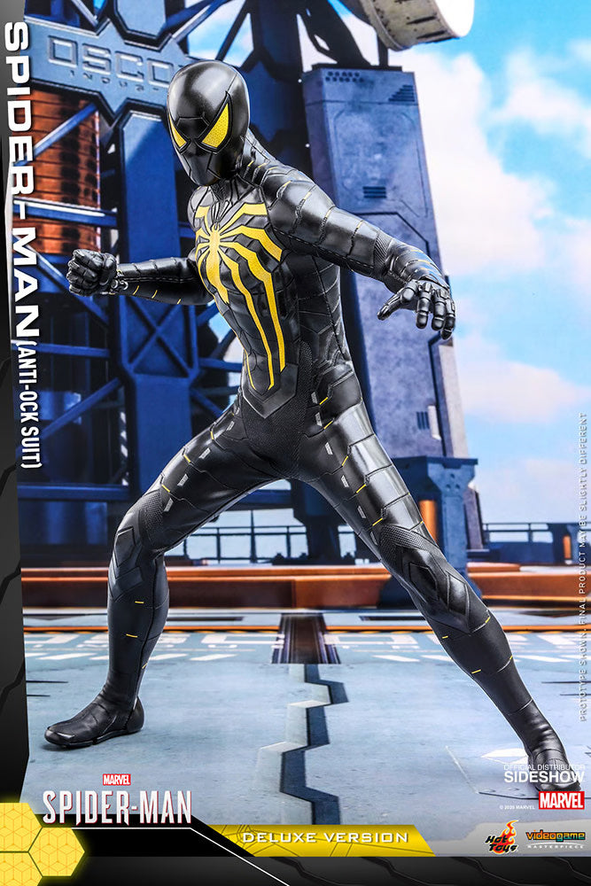 MARVEL SPIDER MAN VIDEO GAME MASTERPIECE SPIDER MAN ANTI OCK SUIT DELUXE