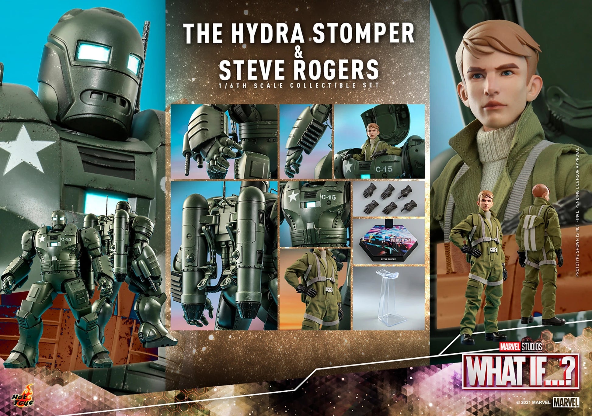 MARVEL WHAT IF STEVE ROGERS Y HYDRA STOMPER