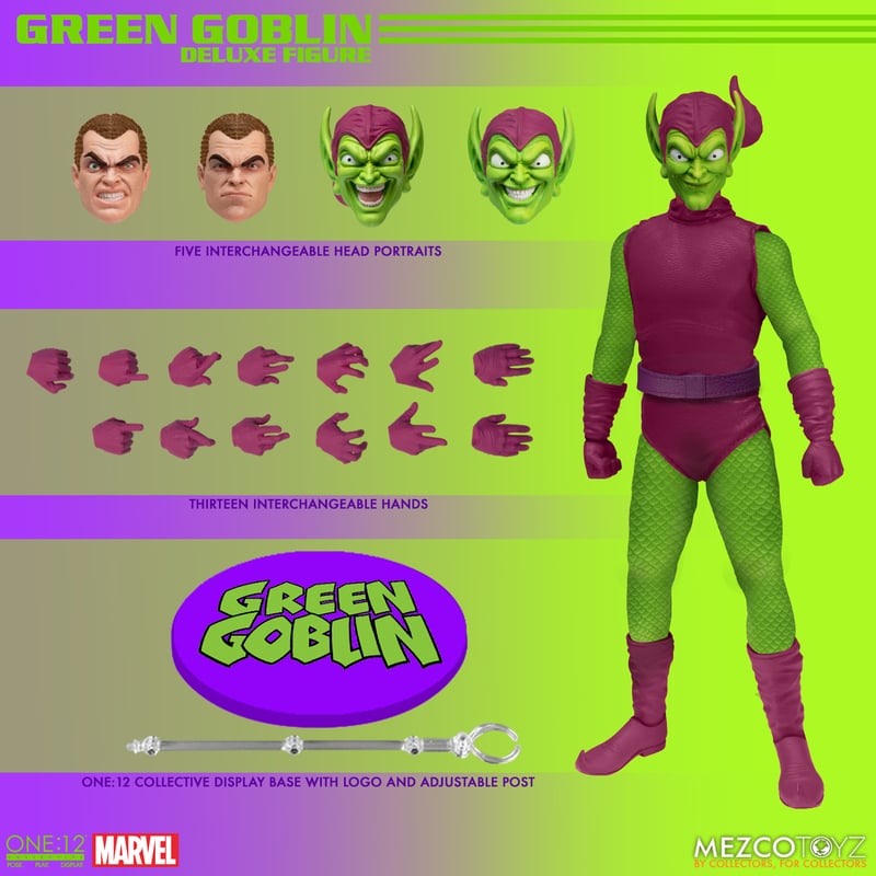 MEZCO TOYZ MARVEL GREEN GOBLIN ONE 12