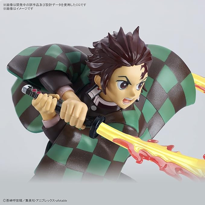 MODEL KIT KIMETSU NO YAIBA TANJIRO KAMADO HINOKAMI KAGURA