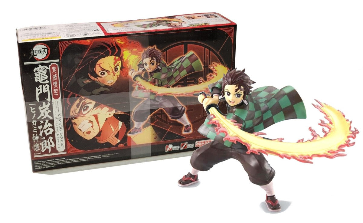 MODEL KIT KIMETSU NO YAIBA TANJIRO KAMADO HINOKAMI KAGURA