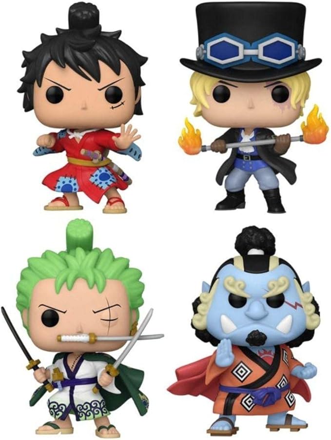 Funko Pop! / Luffytaro, Sabo, Roronoa Zoro, Jinbe (One Piece)