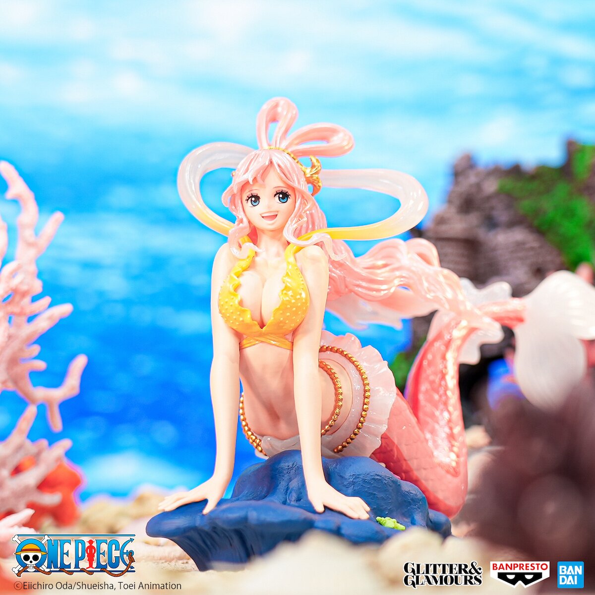 ONE PIECE PRINCESS SHIRAHOSHI GLITTERS Y GLAMOURS STATUE