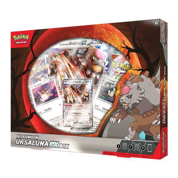 pokemon cards panama POKEMON TCG Bloodmoon Ursaluna EX BOX