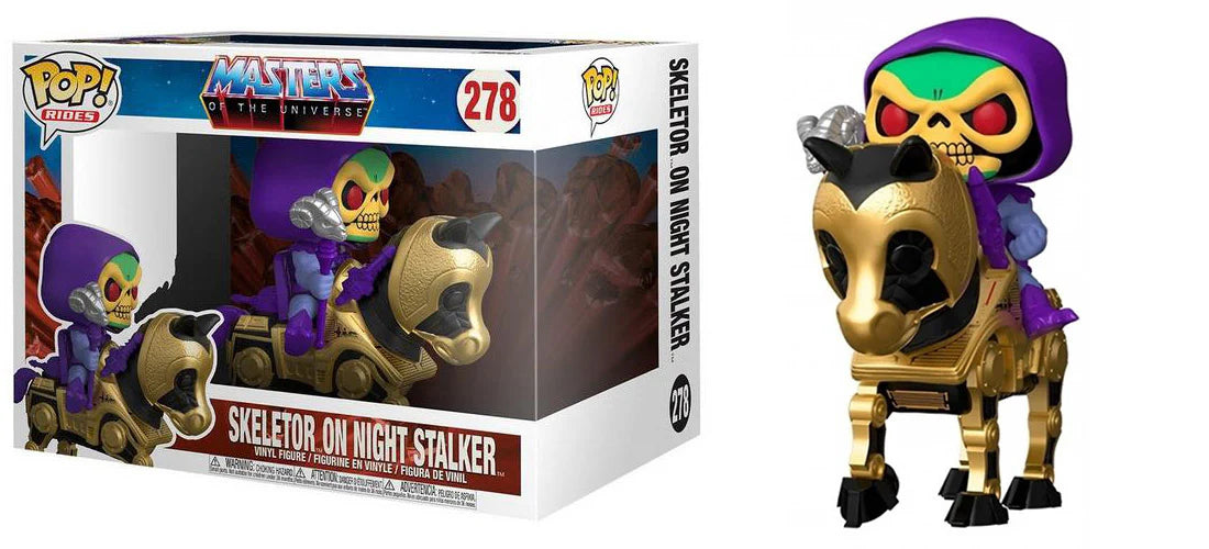 RIDES MASTERS OF THE UNIVERSE  SKELETOR WITH NIGHT STALKER