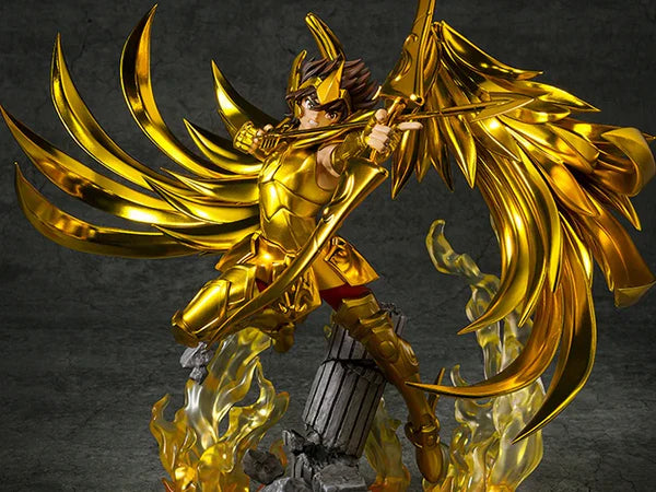 SAINT SEIYA SAGITTARIUS SEIYA FIGUARTSZERO TOUCHE METALLIQUE STATUE