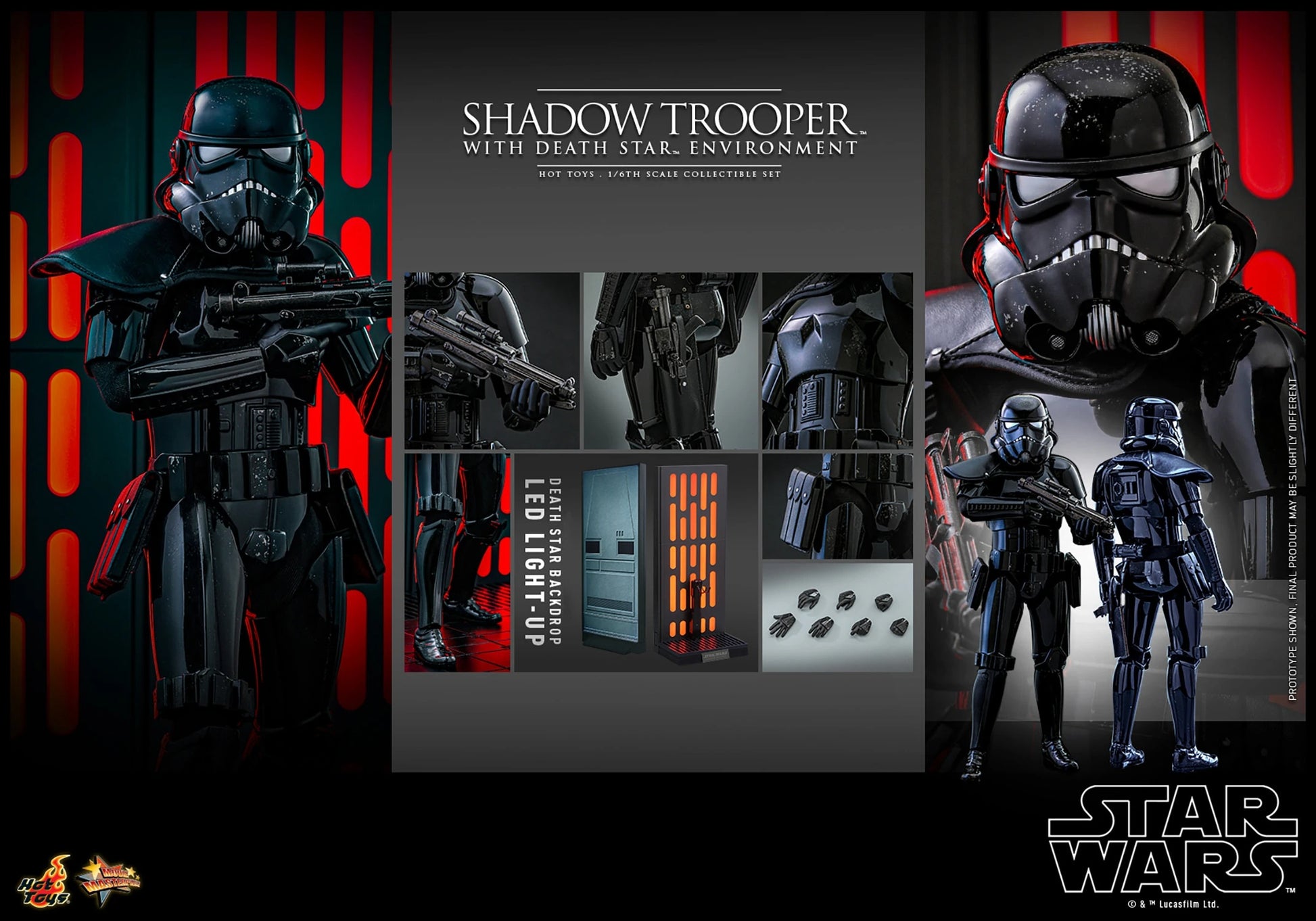 SHADOW TROOPER WITH DEATH STAR ENVIRONMENT