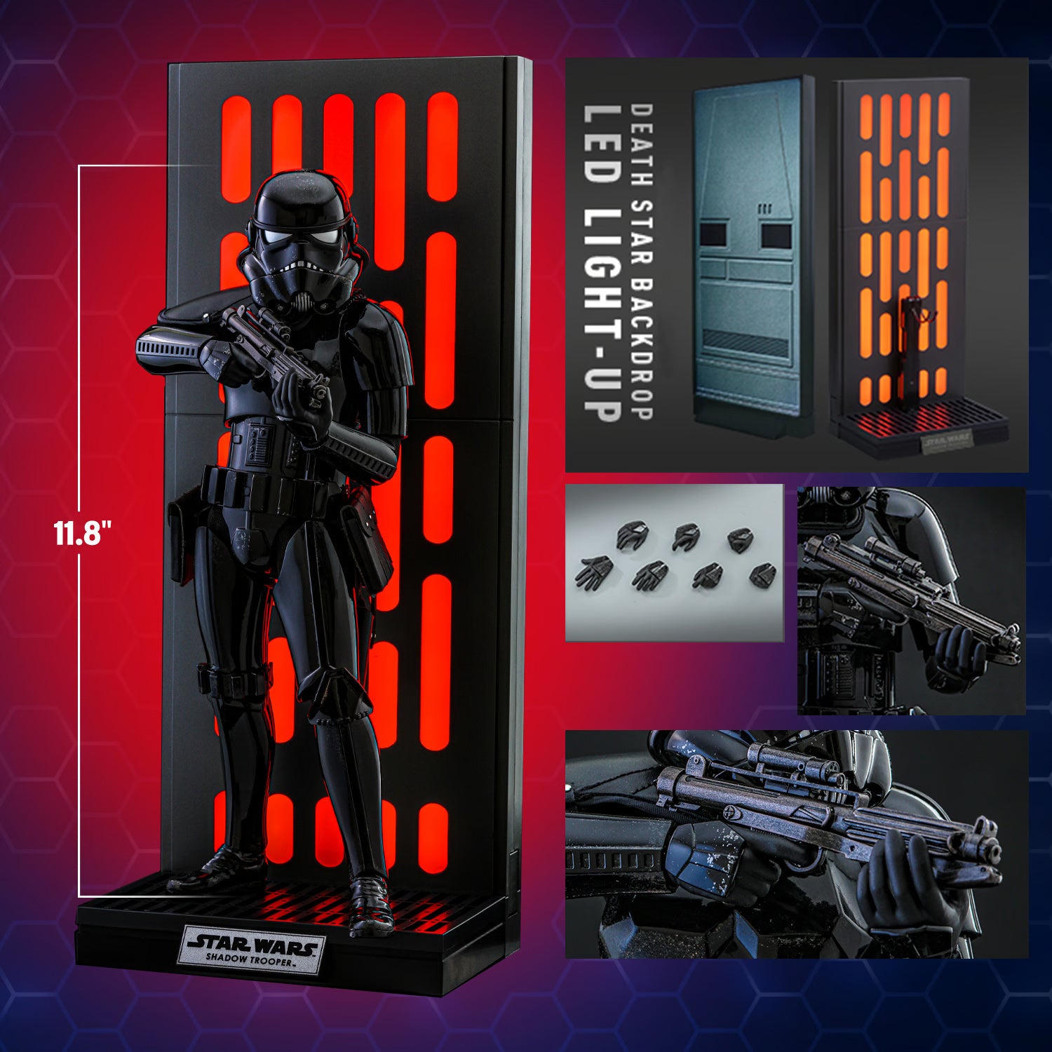 SHADOW TROOPER WITH DEATH STAR ENVIRONMENT