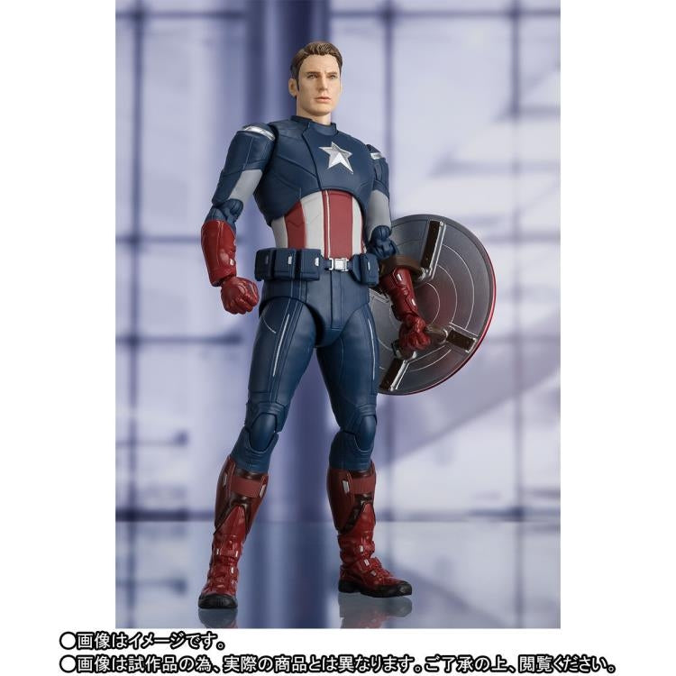 SH FIGUARTSAVENGERS ENDGAME  CAPTAIN AMERICA CAP VS CAP EDITION