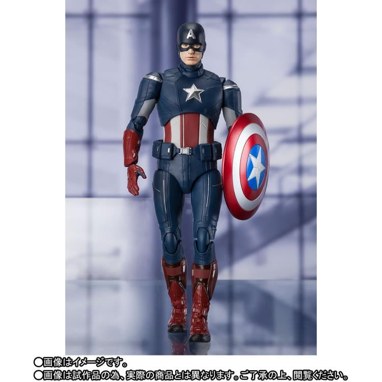 SH FIGUARTSAVENGERS ENDGAME  CAPTAIN AMERICA CAP VS CAP EDITION