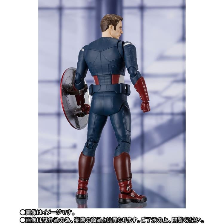 SH FIGUARTSAVENGERS ENDGAME  CAPTAIN AMERICA CAP VS CAP EDITION