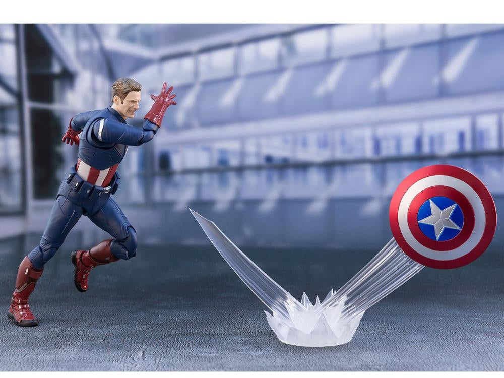 SH FIGUARTSAVENGERS ENDGAME  CAPTAIN AMERICA CAP VS CAP EDITION