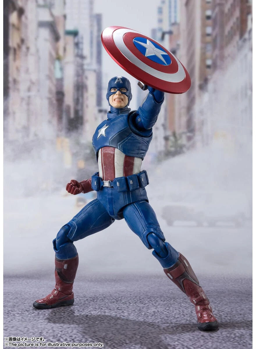 SH FIGUARTS AVENGERS CAPTAIN AMERICA AVENGERS ASSEMBLE EDITION