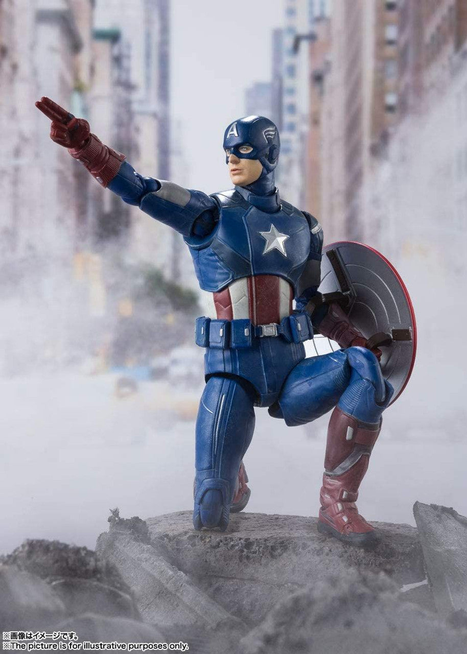 SH FIGUARTS AVENGERS CAPTAIN AMERICA AVENGERS ASSEMBLE EDITION