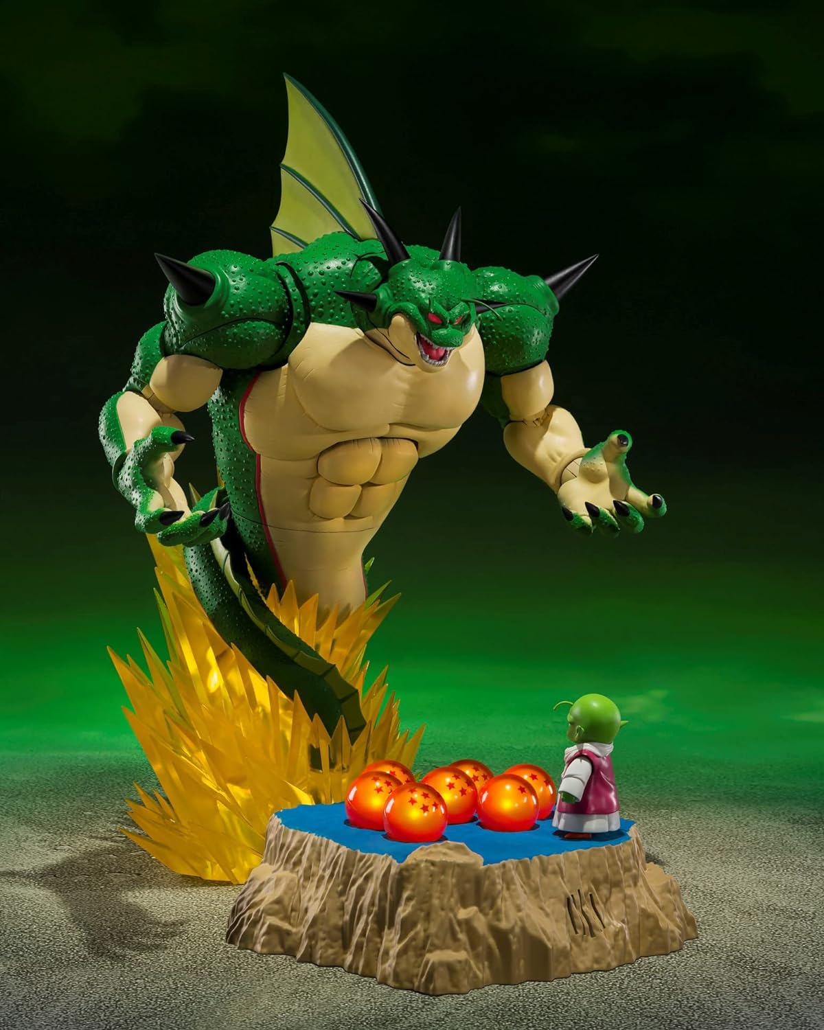 SH FIGUARTS DRAGON BALL Z PORUNGA AND DENDE LUMINOUS SET
