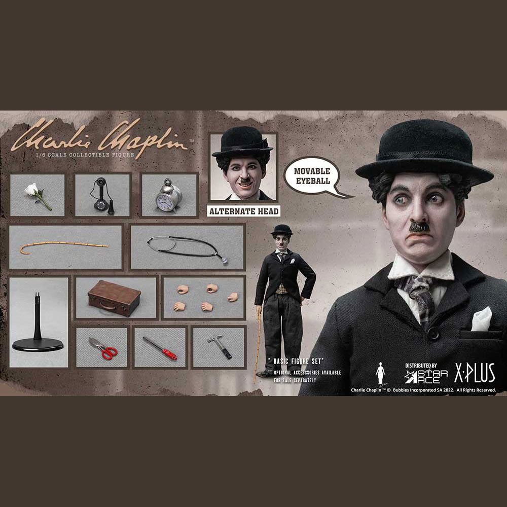 SIXTH SCALE FIGURE CHARLIE CHAPLIN
