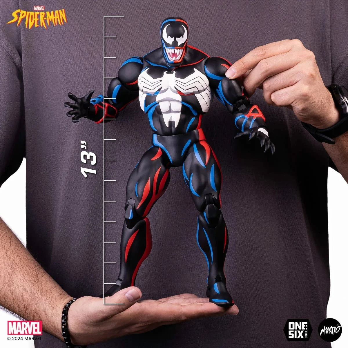 SPIDER-MAN THE ANIMATED SERIES VENOM 16 SCALE ACTION FIGURE