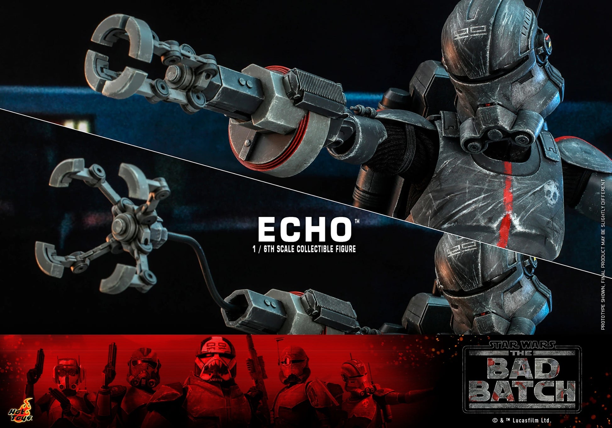 STARS WARS BAD BATCH ECHO