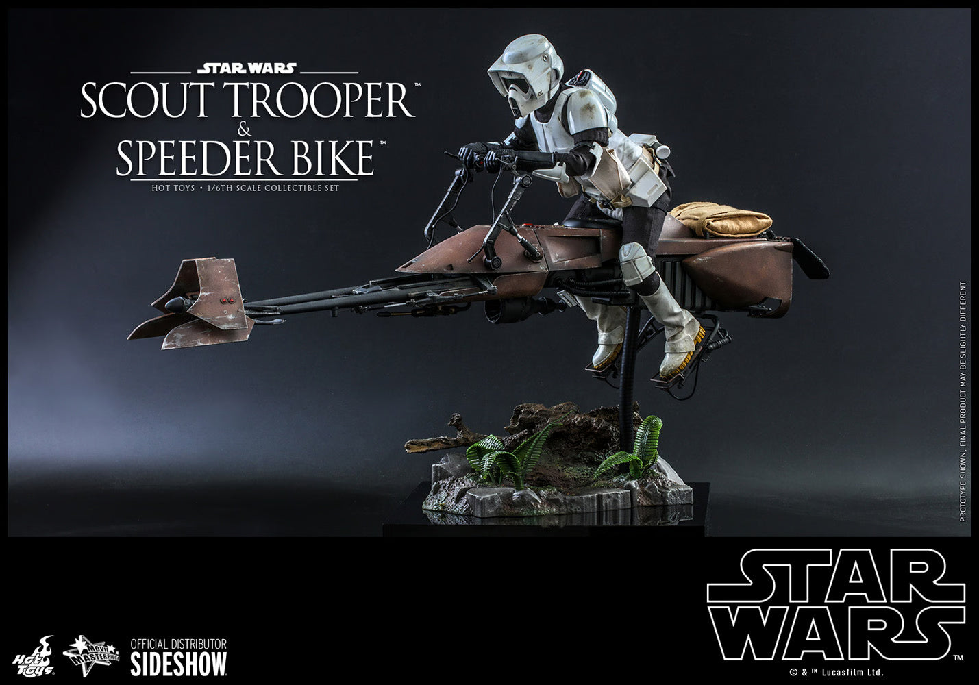 STAR WARS SCOUT TROOPER AND SPEEDER BIKE