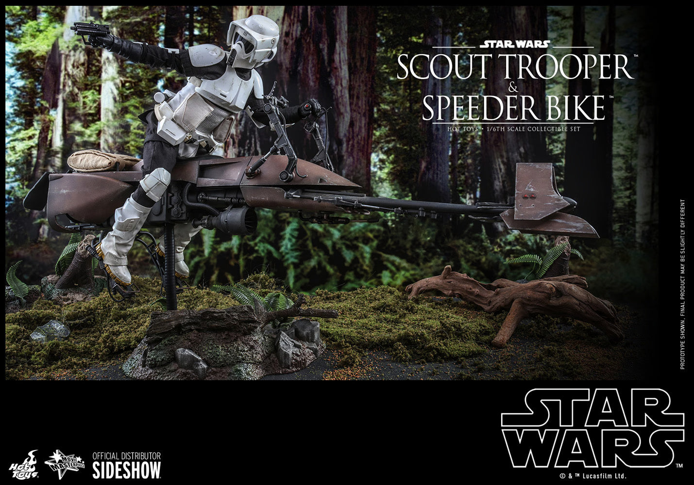 STAR WARS SCOUT TROOPER AND SPEEDER BIKE