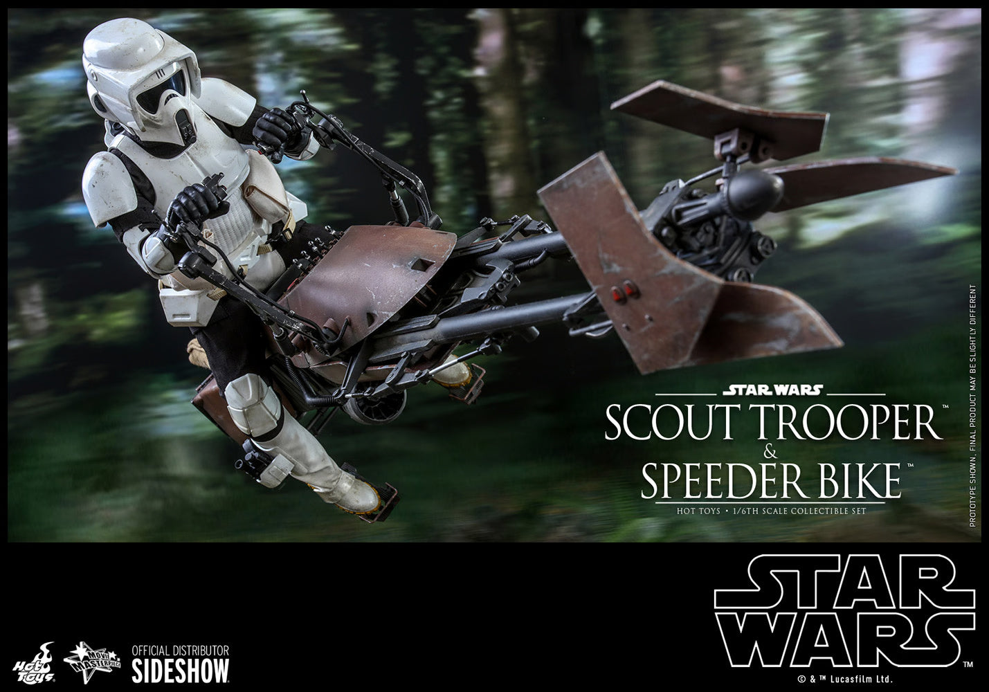 STAR WARS SCOUT TROOPER AND SPEEDER BIKE