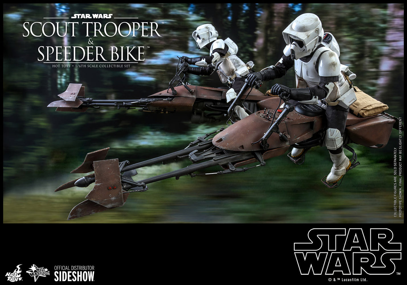 STAR WARS SCOUT TROOPER AND SPEEDER BIKE