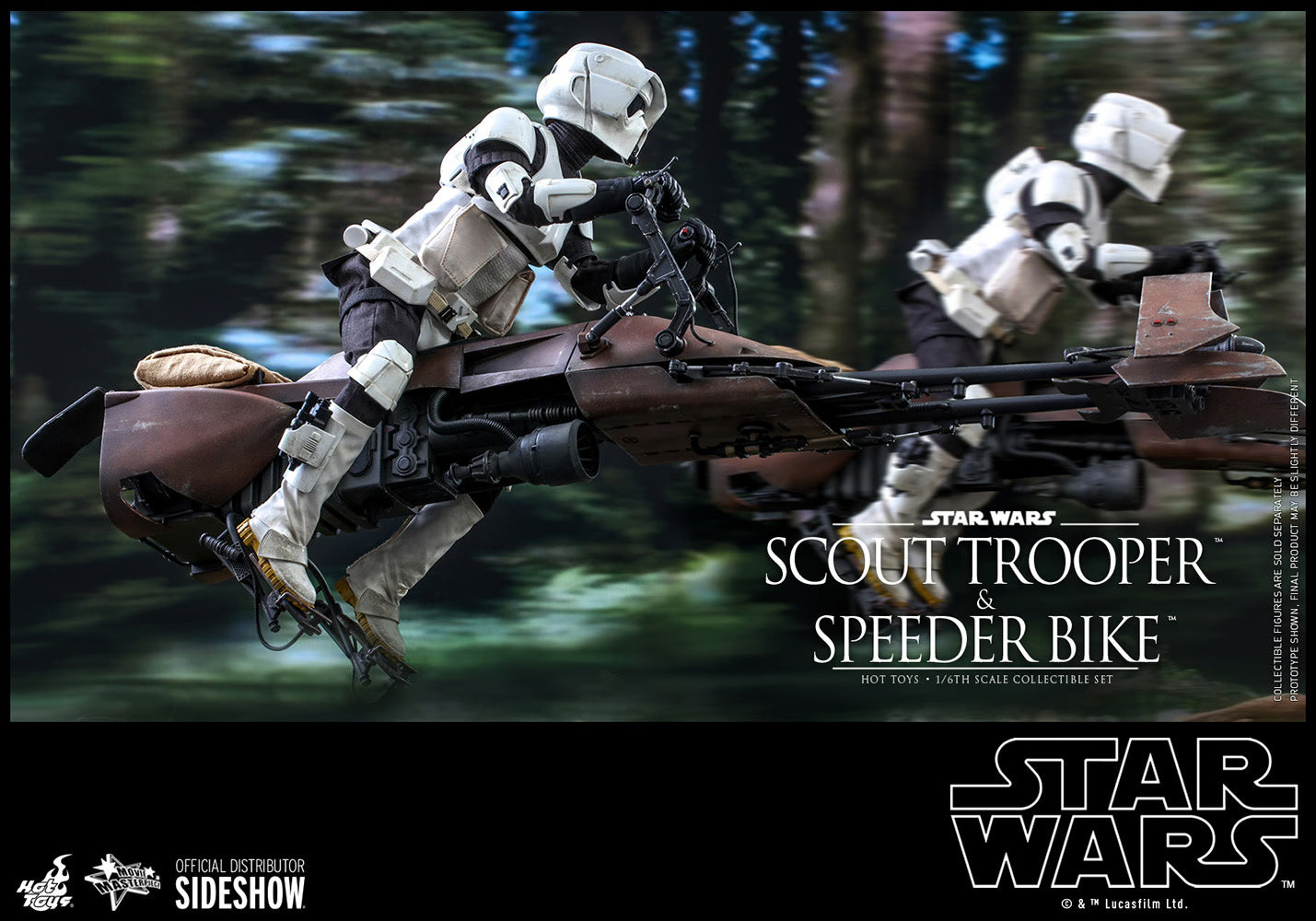STAR WARS SCOUT TROOPER AND SPEEDER BIKE