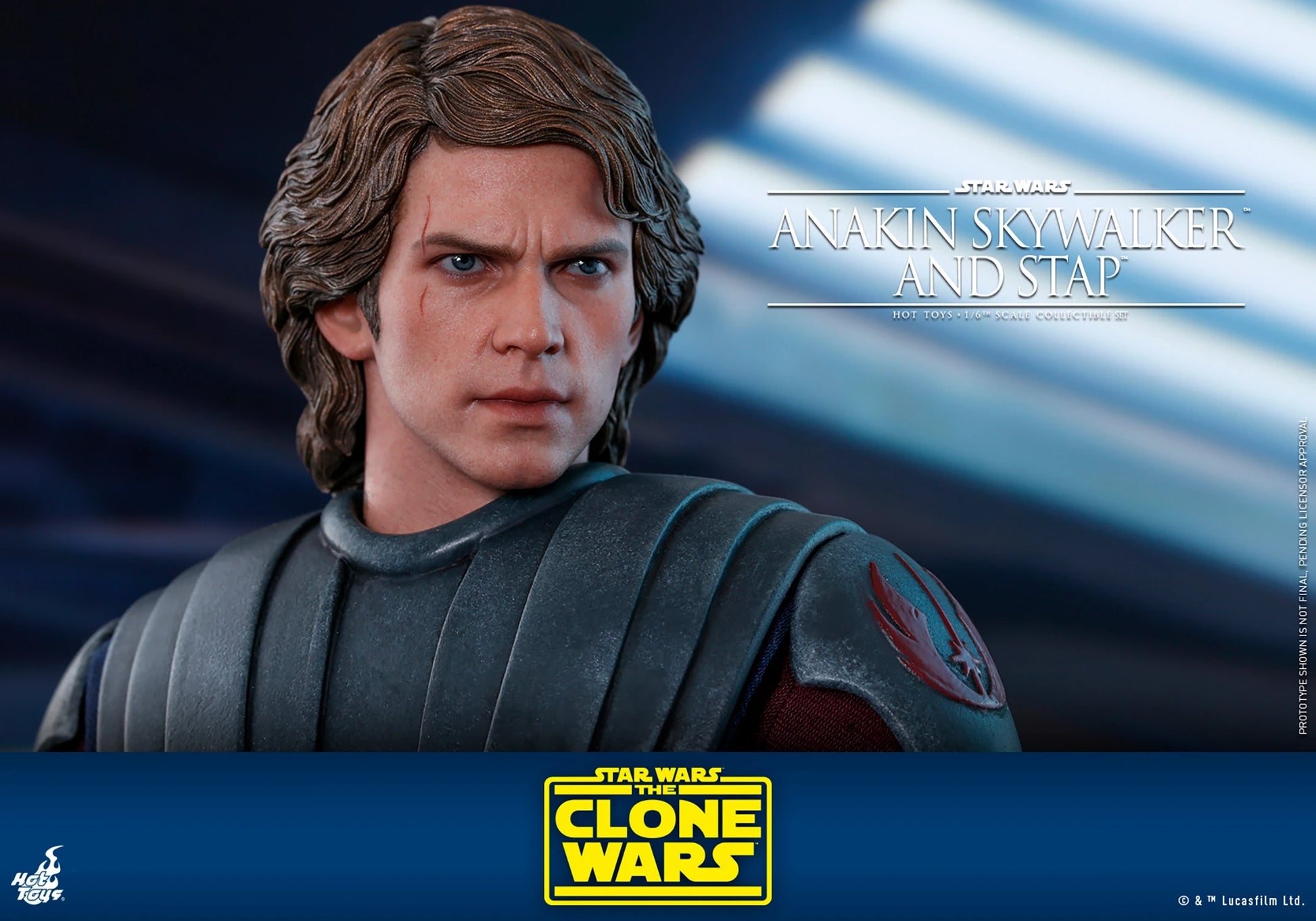 STAR WARS THE CLONE WARS ANAKIN SKYWALKER AND STAP COLLECTIBLE SET