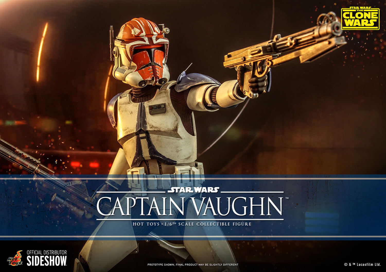 STAR WARS THE CLONE WARS CAPTAIN VAUGHN