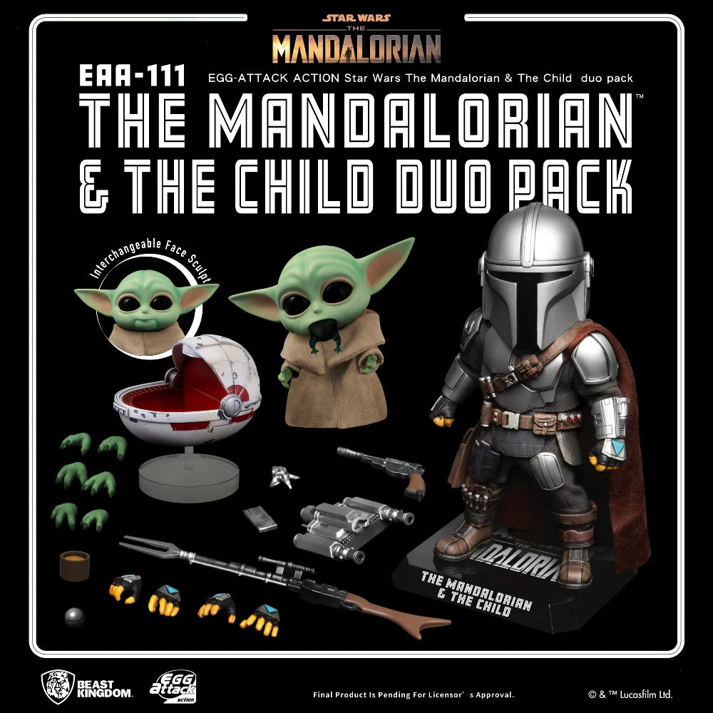 STAR WARS THE MANDALORIAN AND THE CHILD DUO SET EAA 111