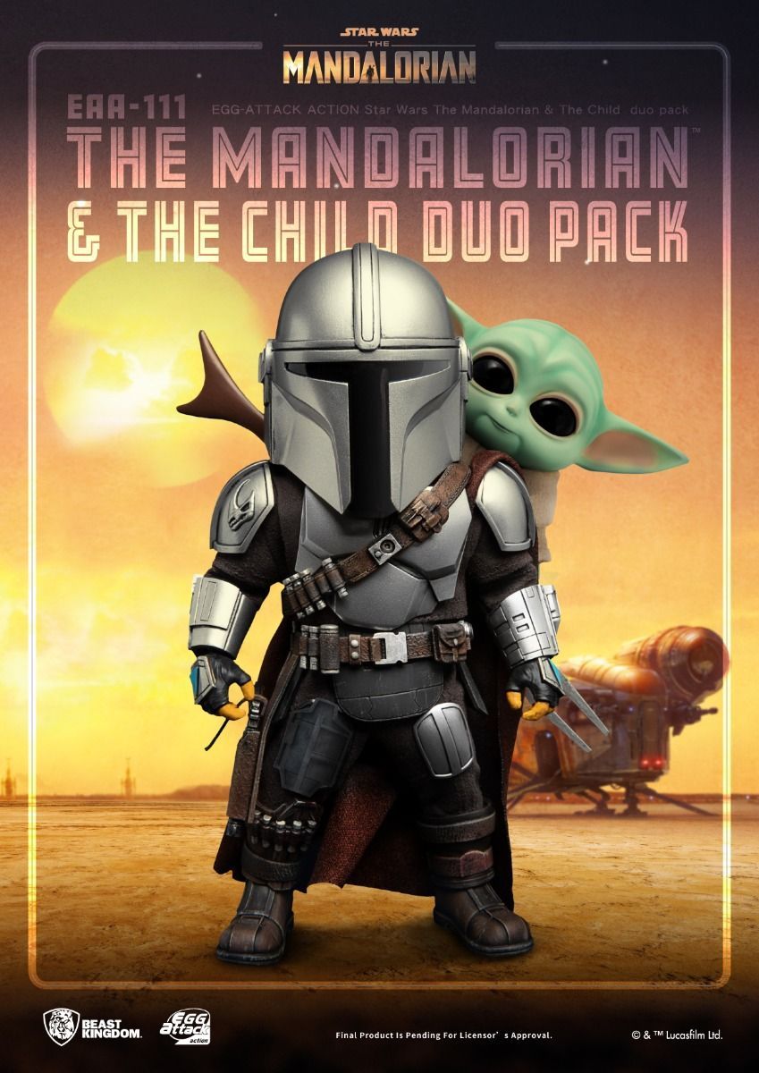 STAR WARS THE MANDALORIAN AND THE CHILD DUO SET EAA 111