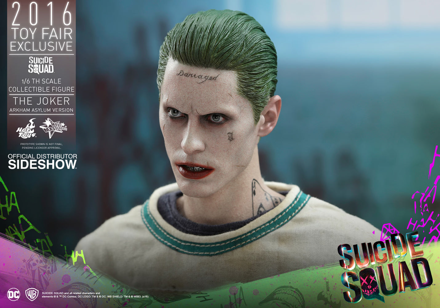 SUICIDE SQUAD BATMAN JOKER ARKHAM ASYLUM VERSION JARED LETO