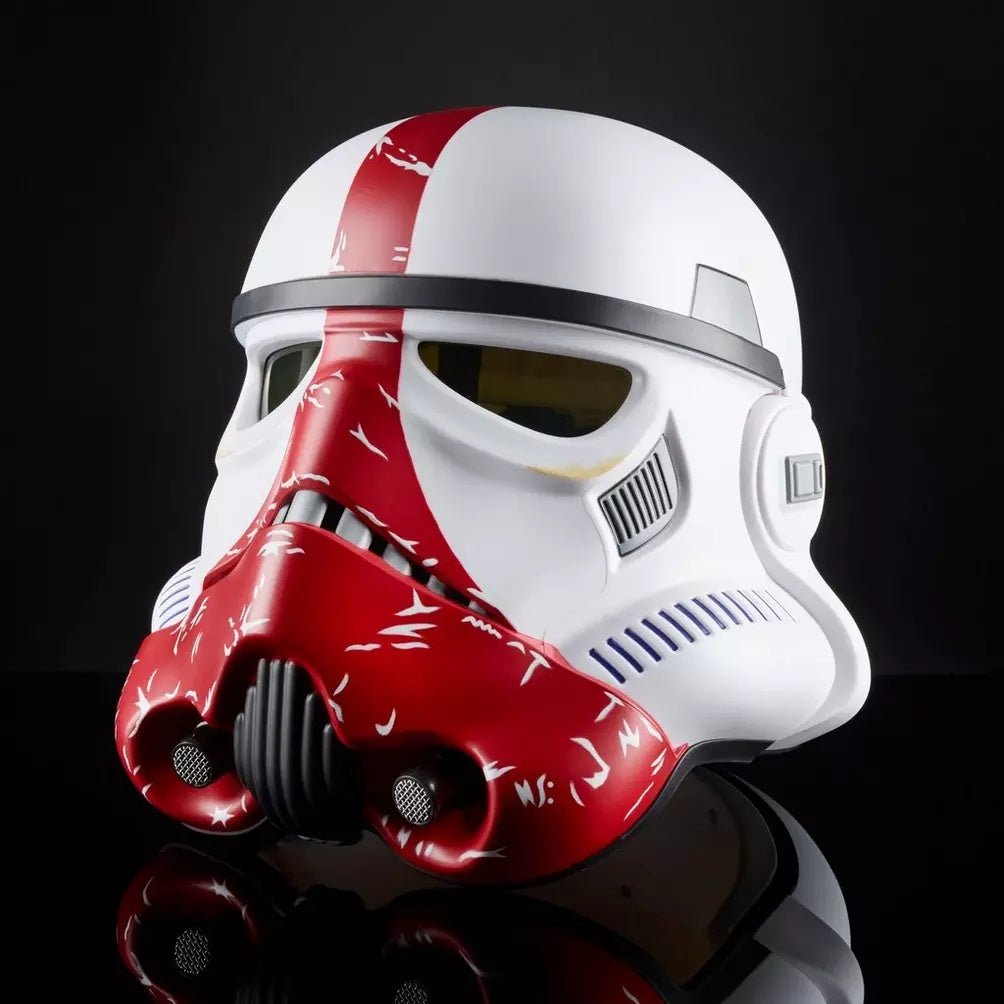 THE BLACK SERIES INCINERATOR STORMTROOPER ELECTRONIC HELMET PROP REPLICA