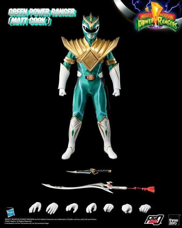 THREEZERO GREEN RANGER MATT COOK STANDARD VERSION