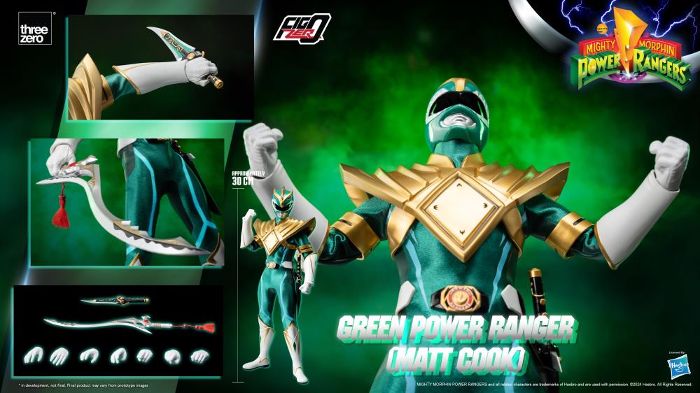 THREEZERO GREEN RANGER MATT COOK STANDARD VERSION