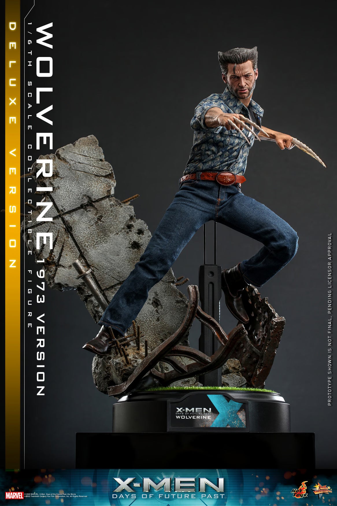 WOLVERINE 1973 VERSION DELUXE VERSION SIXTH SCALE HOT TOYS