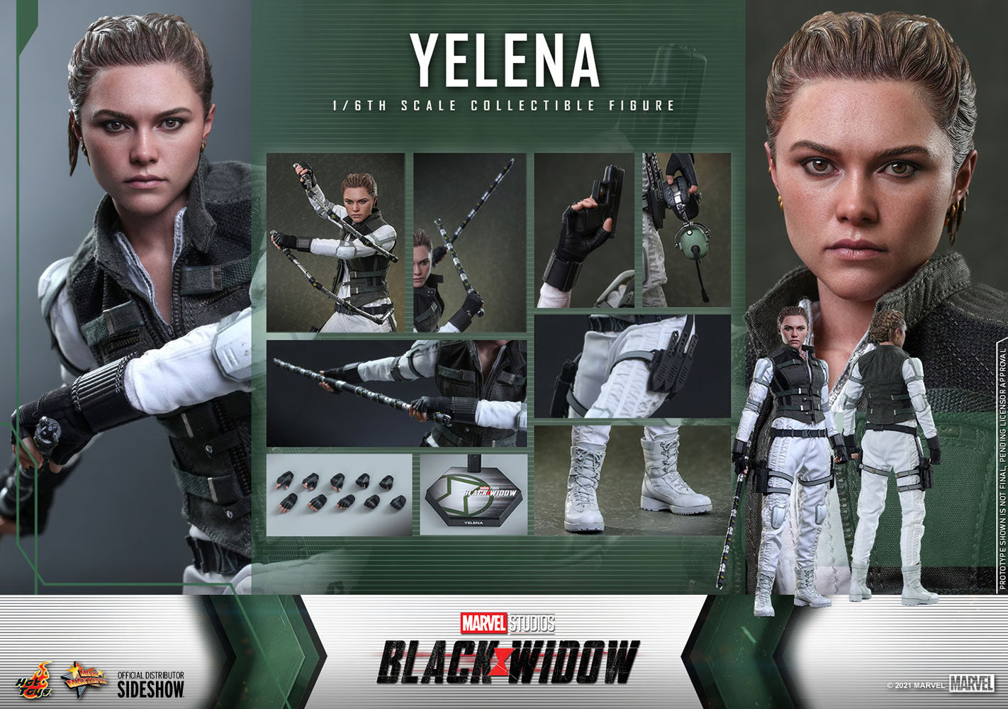YELENA BLACK WIDOW 1 6