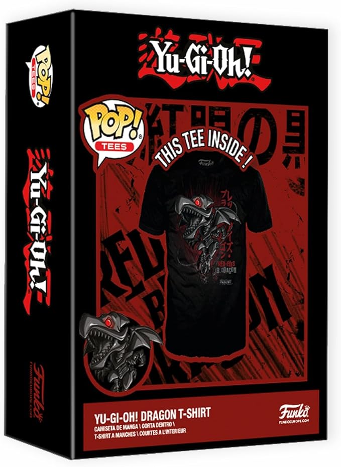 T-Shirt / Red Eyes Dragon (Yu Gi Oh) L